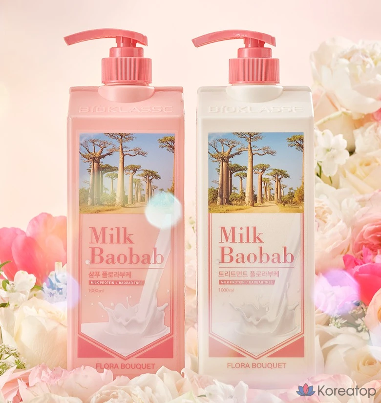 Шампунь Milk Baobab Flora Bouquet, 1 л, 1 шт., фото 3