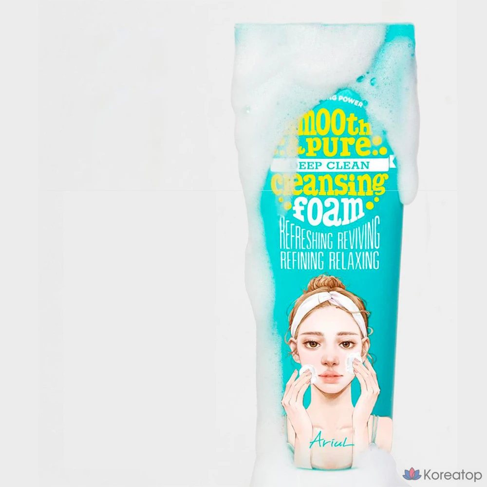 Очищающая пенка Ariul Smooth &amp; Pure Deep Clean Cleansing Foam, 120 мл, 1 шт.