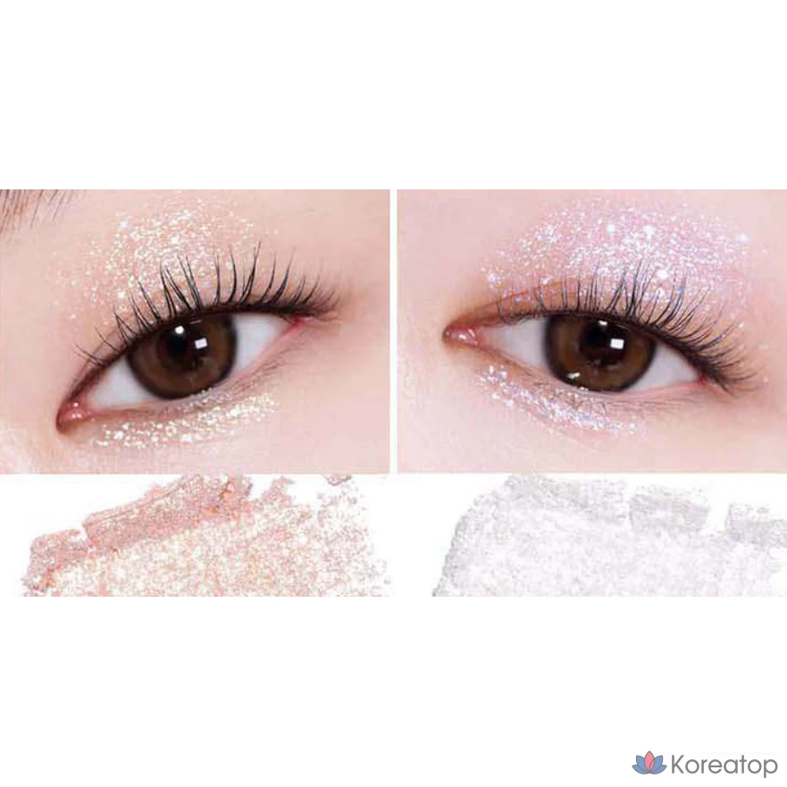 Тени для век ABOUT TONE Oh My Glitter Pop Eyeshadow, оттенок 02 My Fairy, 1 шт.