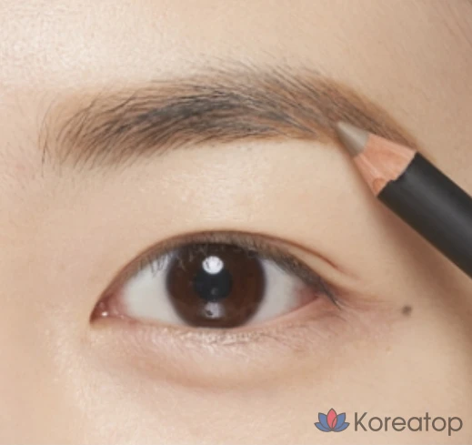 Карандаш для бровей Missha Smudge Proof Wood Eyebrow Pencil, Brown, 1 шт., фото 3