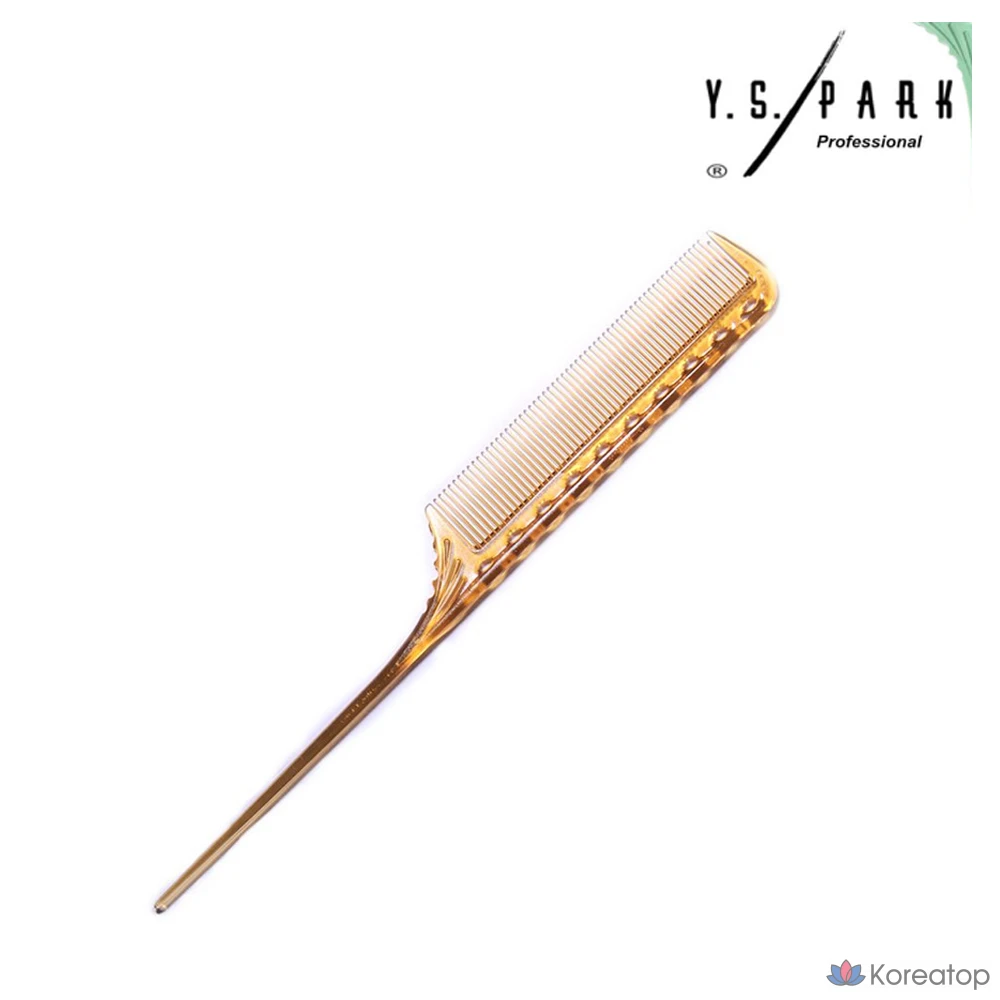 Расческа-хвостик для укладки Y.S. Park Professional Iron Tail Comb, оттенок Camel, 1 шт.