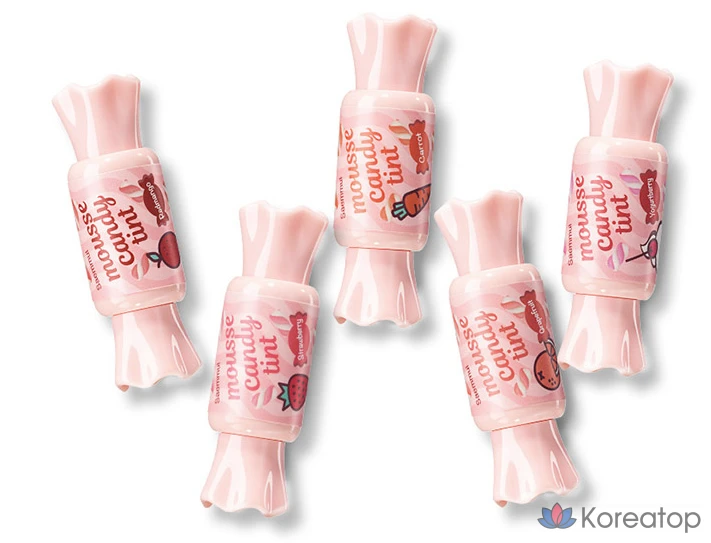 Тинт для губ The Saem Saemmul Mousse Candy Tint, оттенок 02 Strawberry Mousse, 8 г, 1 шт., фото 4