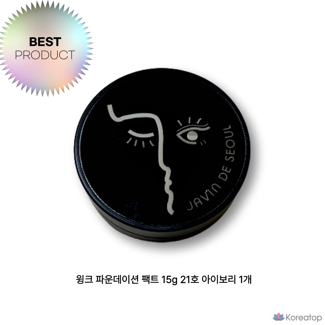 Пудра-компакт JAVIN DE SEOUL Wink Foundation Pact, оттенок 24, 15 г, 1 шт.