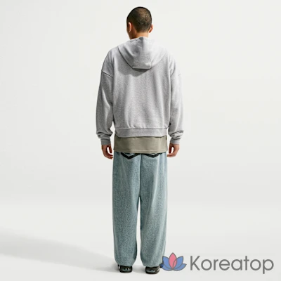 Худи на молнии мужской Nike Club Oversized Fleece Full Zip Reversible Hoodie, фото 5