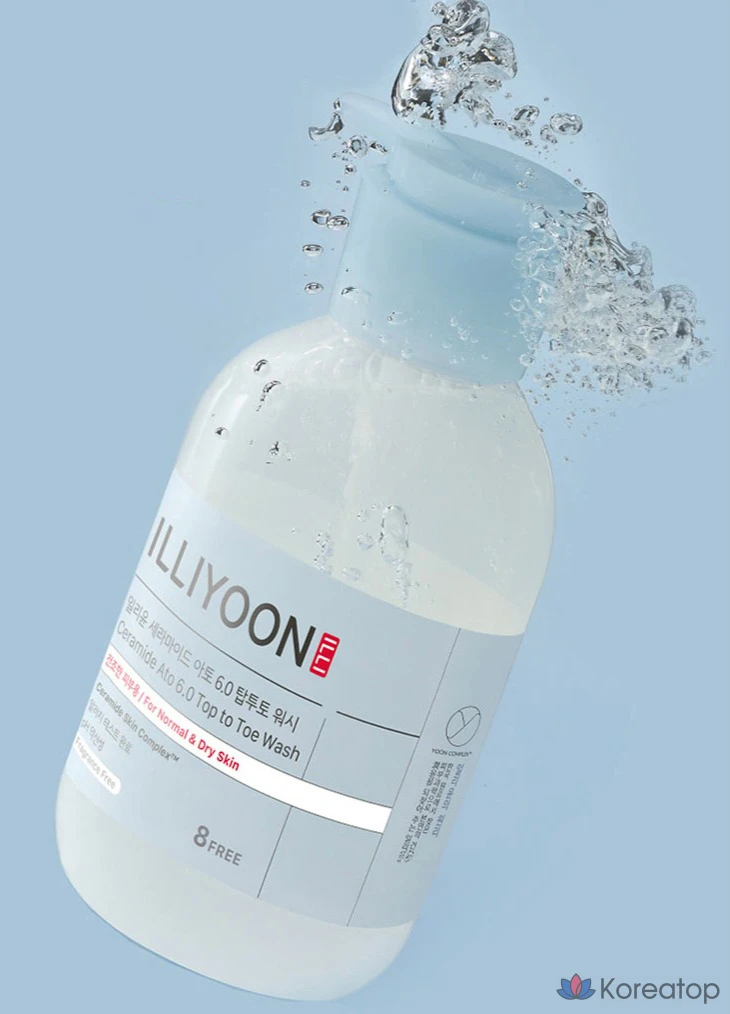 Гель для душа Illiyoon Ceramide Ato 6.0 Top-to-Toe Body Wash, 500 мл, 1 шт.