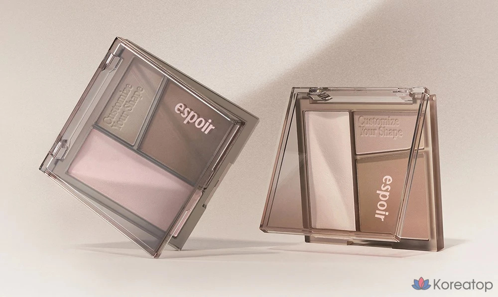 Палитра для контуринга Espoir Tone Pairing Contour Palette, оттенок 1 Neutral, 10 г, 1 шт., фото 3
