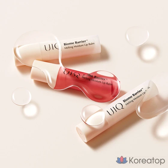 Бальзам для губ UIQ Biome Barrier Melting Moisture Lip Balm, оттенок Rosy, 3.2 г, 1 шт., фото 5