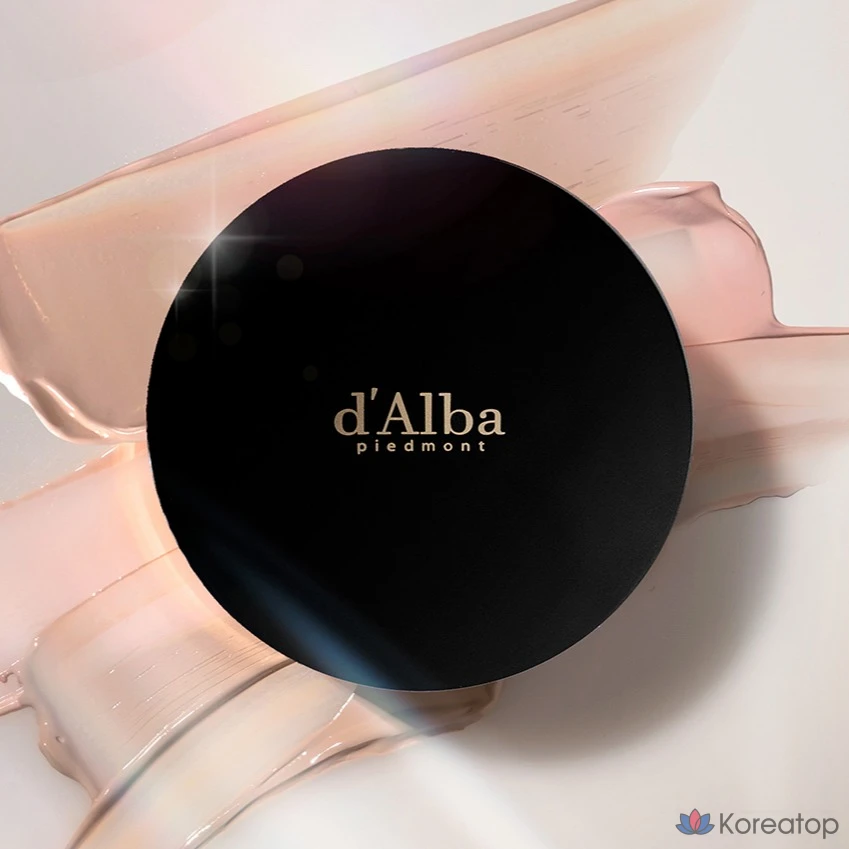 Кушон d'Alba Skin Fit Grinding Serum Cover Pact, оттенок 21, 20 г, 1 шт., фото 3
