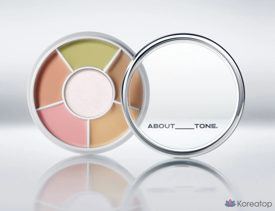 Палитра для лица ABOUT TONE Designing Multi Palette, оттенок 01 Basic, 6.5 г, 1 шт.