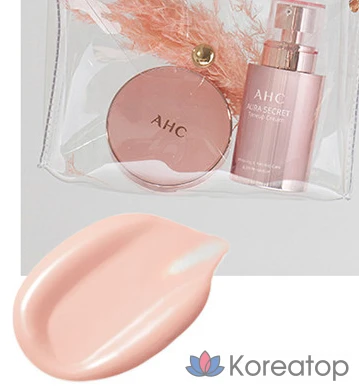 Кушон AHC Aura Secret Tone Up Cushion Refill SPF30 PA++, оттенок Light Pink, 15 г, 1 шт.