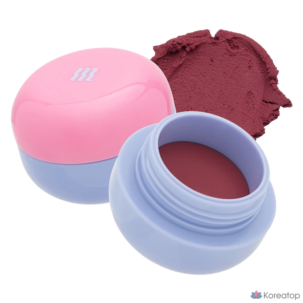 Тинт для губ MERZY Blurry Lip Mousse, оттенок BL2 Dear Grape, 6 г, 1 шт.
