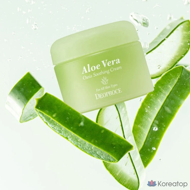 Крем Deoproce Aloe Vera Oasis Soothing Cream, 50 г, 1 шт.