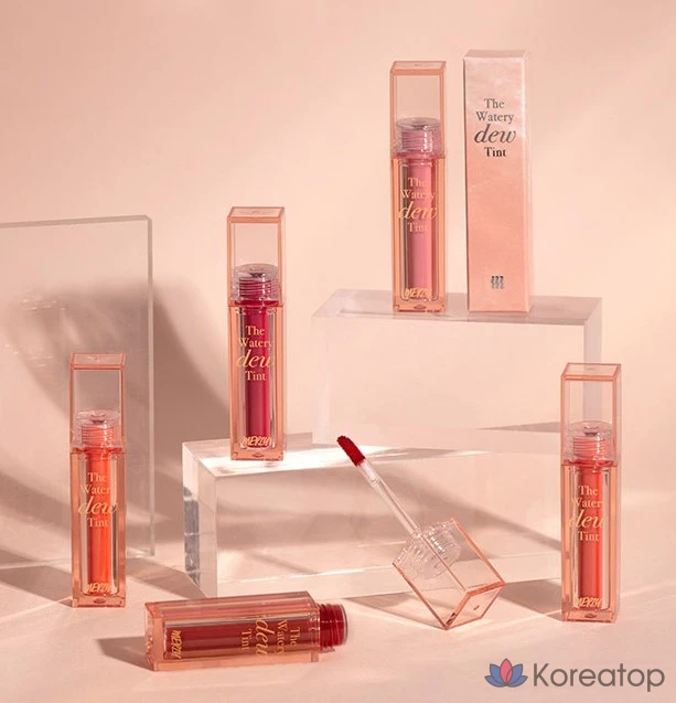 Тинт для губ MERZY The Watery Dew Tint, оттенок WD2 Beaten Rose, 4 г, 1 шт., фото 7