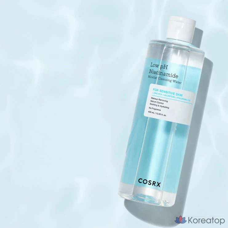 Мицеллярная вода COSRX Low pH Niacinamide Micellar Cleansing Water, 400 мл, 1 шт.