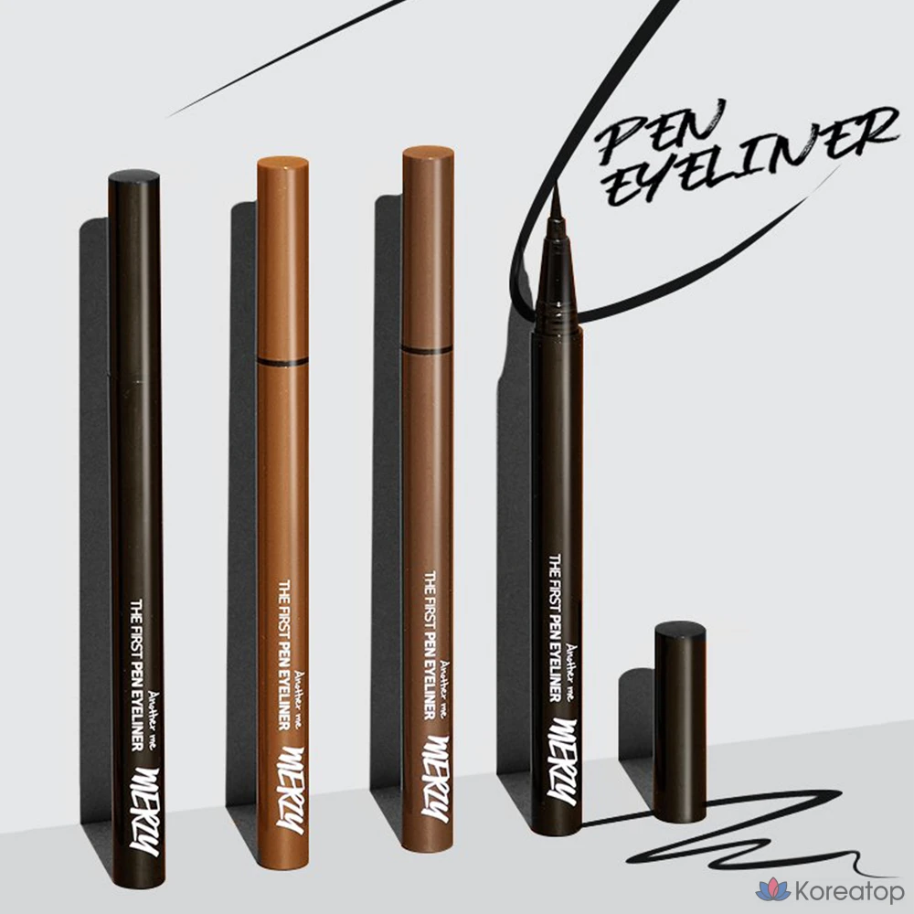 Подводка для глаз MERZY The First Pen Eyeliner, оттенок Brownie, 0.5 г, 1 шт.