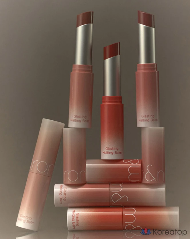 Бальзам для губ ROM&ND Glasting Melting Lip Balm, оттенок Veiled Rose, 3.5 г, 1 шт., фото 8