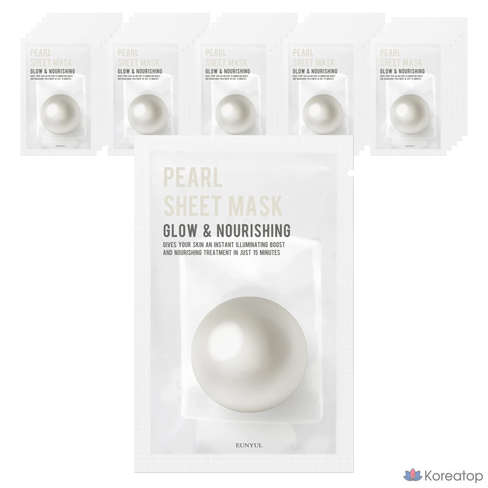Тканевая маска для лица Eunyul Purity Pearl Mask, 30 шт.