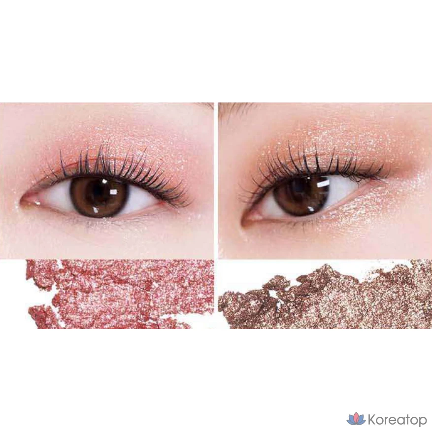 Тени для век ABOUT TONE Oh My Glitter Pop Eyeshadow, оттенок 02 My Fairy, 1 шт.