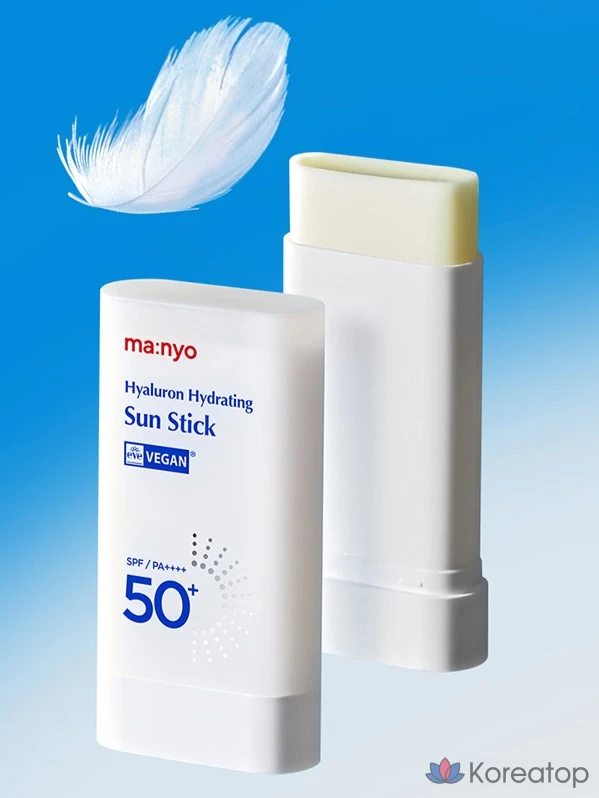 Солнцезащитный стик Manyo Factory Hyaluron Hydrating Sun Stick SPF50+ PA++++, 18 г, 1 шт.