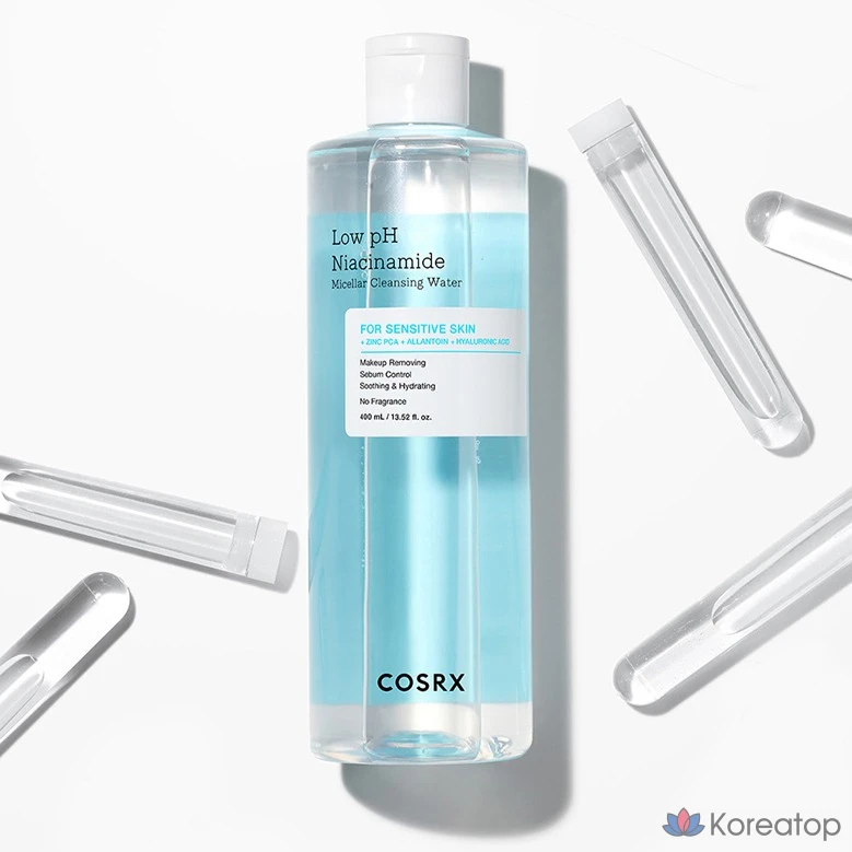 Мицеллярная вода COSRX Low pH Niacinamide Micellar Cleansing Water, 400 мл, 1 шт.
