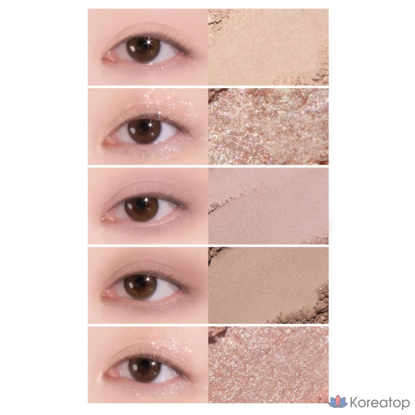 Палетка теней для век Lilybyred Mood Keyboard Eye Palette, оттенок 02, 1 шт., фото 6