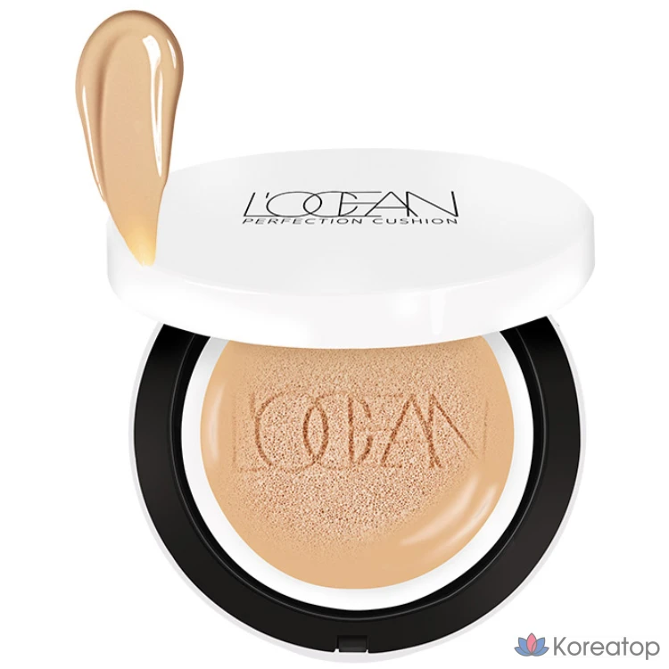 Кушон L'OCEAN Perfection Big Cushion Foundation, оттенок 21 Vienna, 25 г, 1 шт.