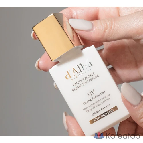 Солнцезащитный крем d'Alba White Truffle Repair Sun Serum SPF50+ PA++++, 35 мл, 1 шт.