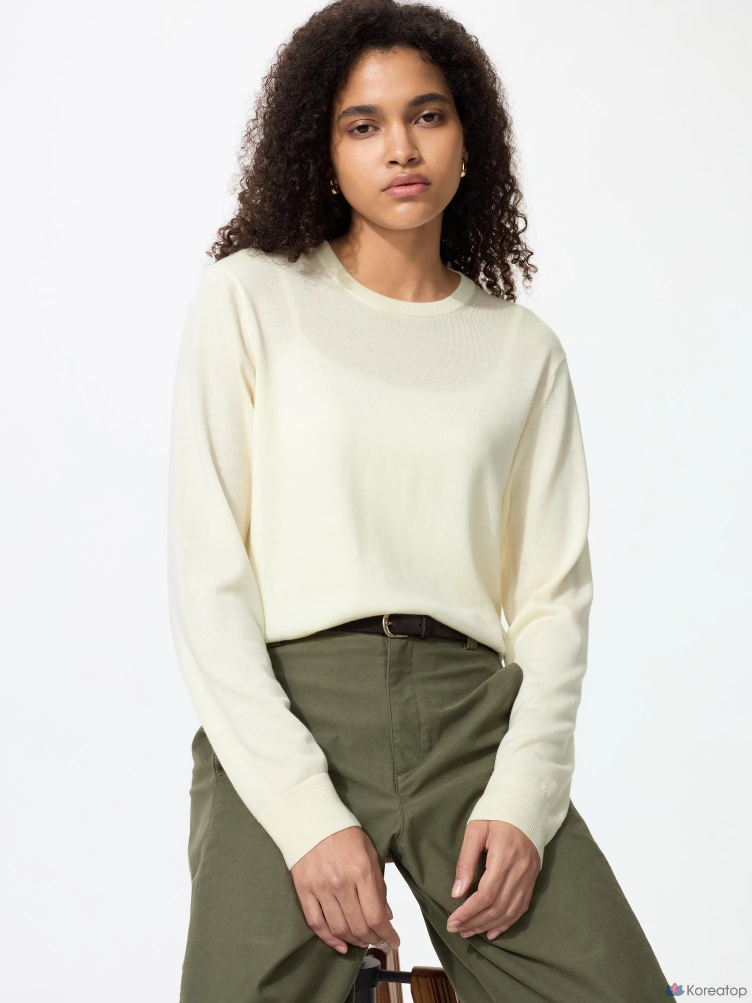 Свитер Uniqlo Merino Crew Neck