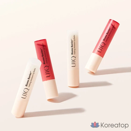 Бальзам для губ UIQ Biome Barrier Melting Moisture Lip Balm, оттенок Rosy, 3.2 г, 1 шт., фото 6