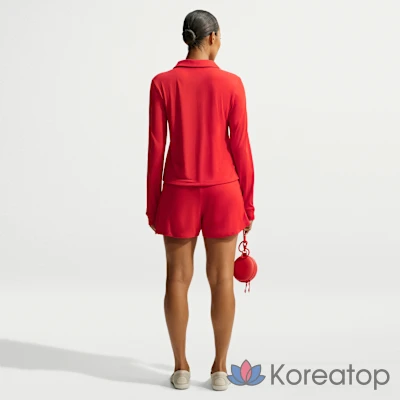 Поло женское Nike Skims Stretch Knit Long Sleeve Polo Top, фото 5