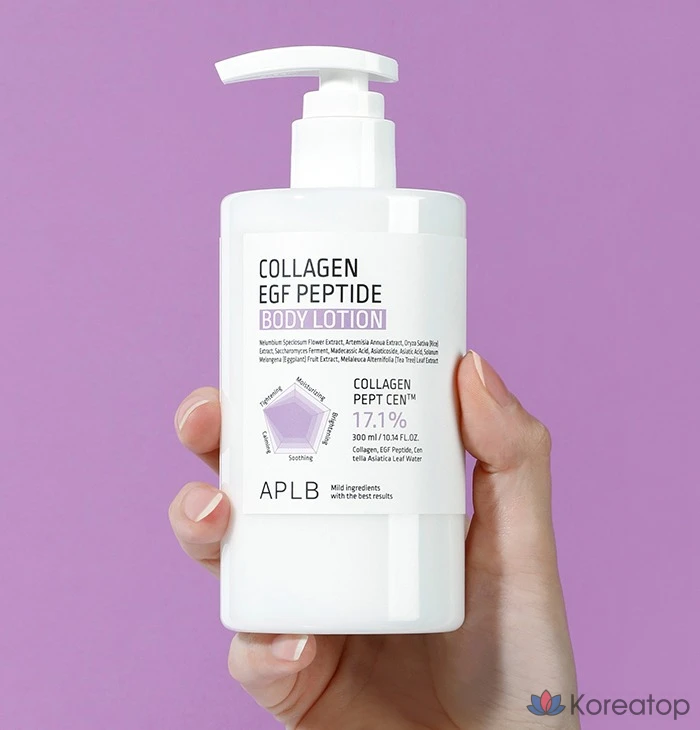 Боди-лосьон APLB Collagen EGF Peptide Body Lotion, 300 мл, 1 шт.