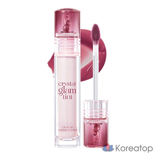 Тинт для губ Clio Crystal Glam Tint, оттенок 026 Mauve Cherry, 3.4 г, 1 шт.