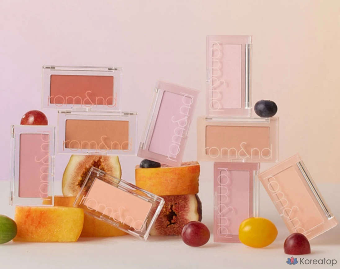 Блушер для щек ROM&ND Better Than Cheek Blusher, оттенок C02 Blueberry Chip, 4 г, 1 шт., фото 3