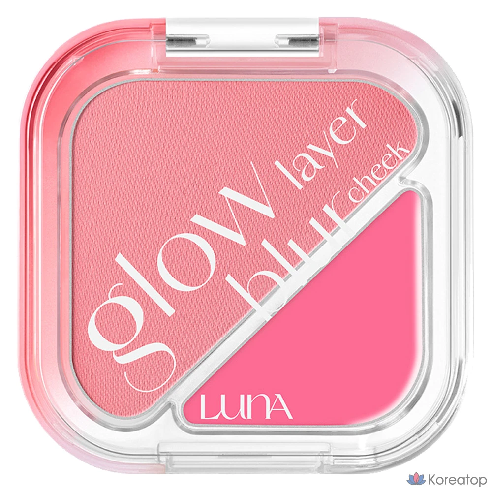 Румяна Luna Glow Layer Blur Cheek Blusher, оттенок 08 Strawberry Jelly, 1 шт.