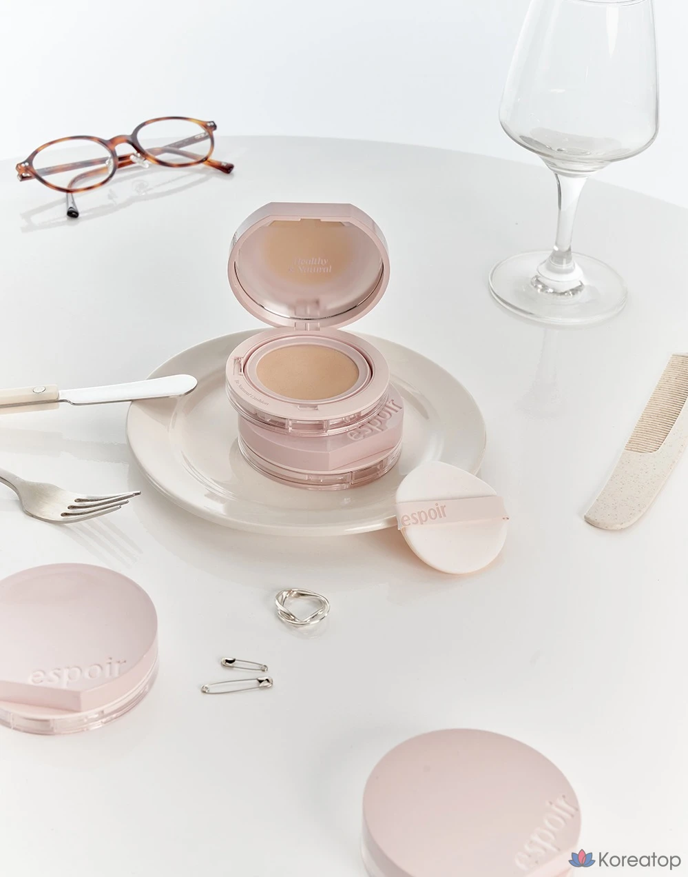Кушон Espoir Be Natural Cushion, оттенок 01 Vanilla, 14 г, 2 шт.