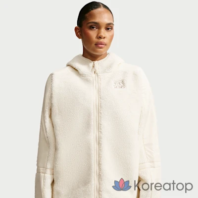 Худи на молнии женское Nike Skims Sherpa Oversized Full-Zip Hooded Jacket