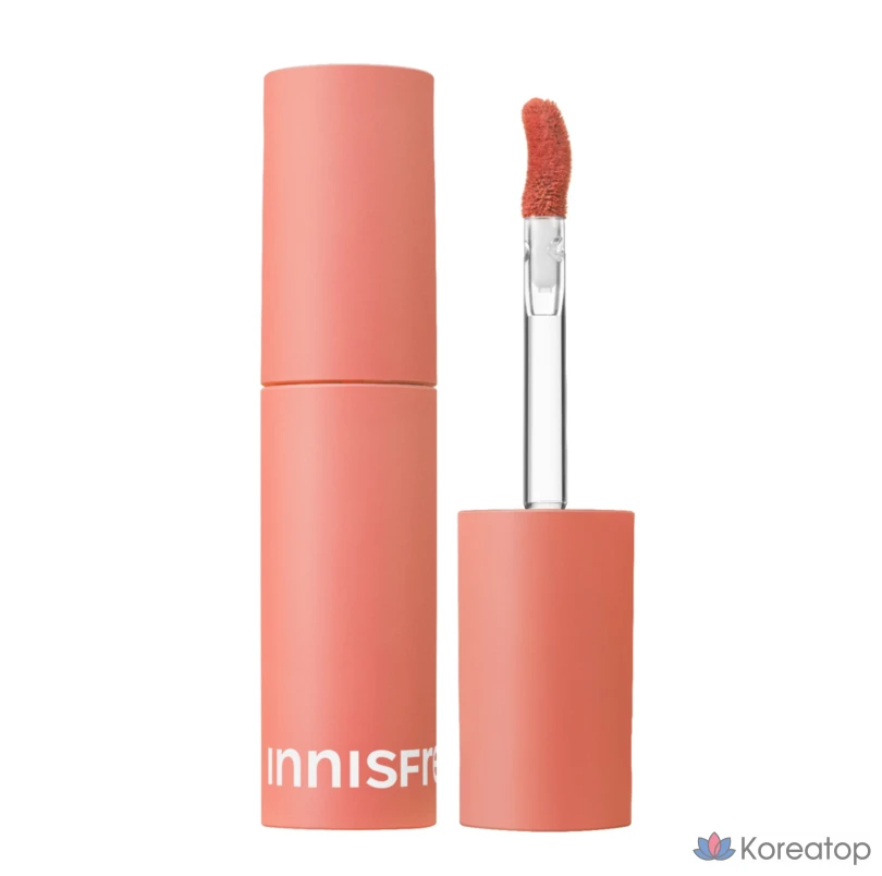 Тинт для губ Innisfree New Airy Matte Tint, оттенок 8 Toasty Coral, 1 шт.