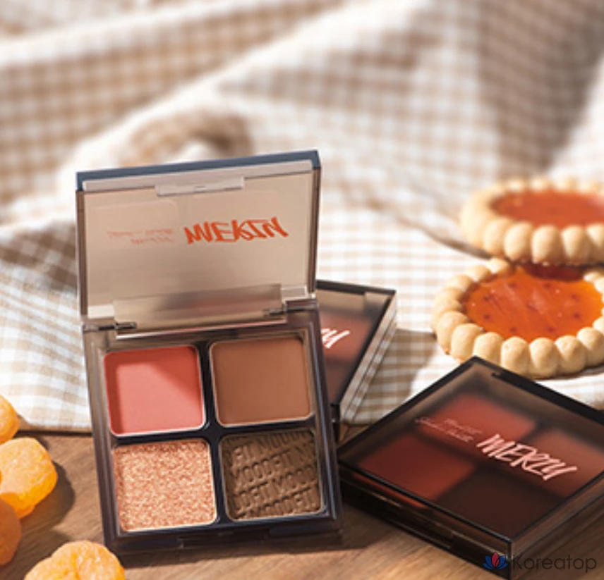 Тени для век MERZY Mood Fit Shadow Palette, оттенок S3 Drawzy Nude, 1 шт., фото 3