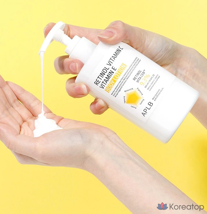 Лосьон для тела APLB Retinol Vitamin C Vitamin E, 300 мл, 1 шт.