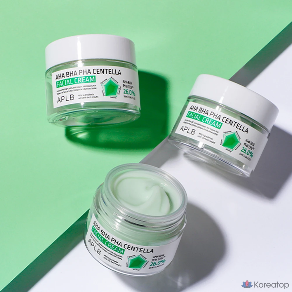 Пилинг-крем APLB AHA BHA PHA Centella Facial Cream, 55 мл, 1 шт.