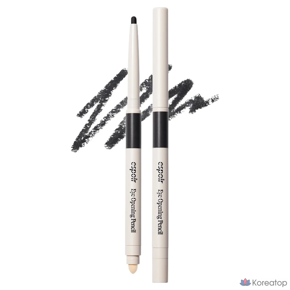 Карандаш для глаз Espoir Eye Opening Pencil Liner, оттенок Washed Black, 0.3 г, 1 шт.
