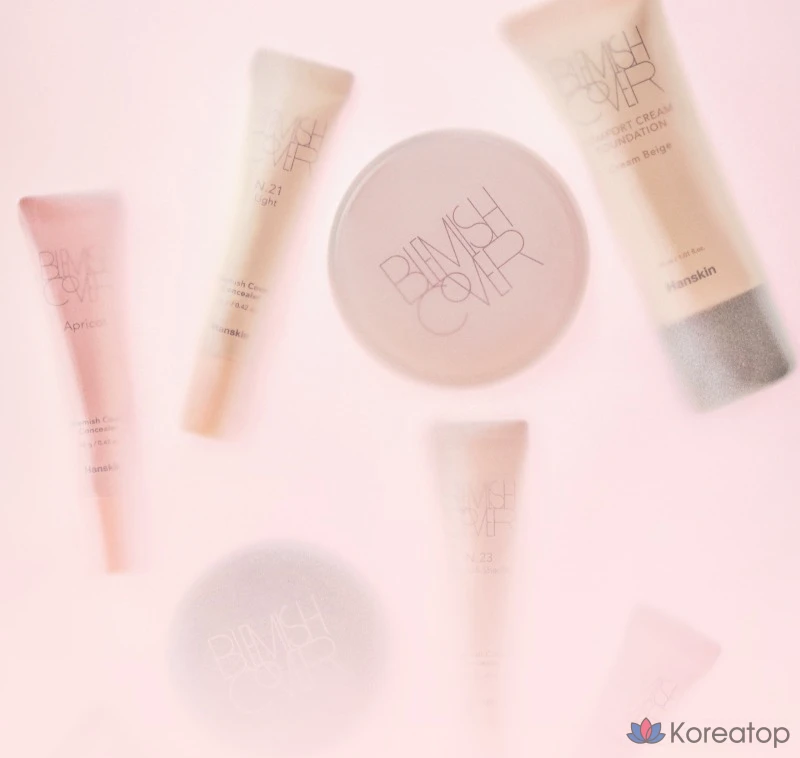 Крем-тональная основа HANSKIN Blemish Cover Comfort Cream Foundation, оттенок Cream Beige, 30 мл, 1 шт.