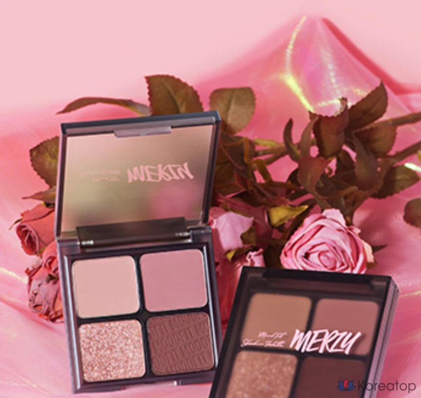 Тени для век MERZY Mood Fit Shadow Palette, оттенок S3 Drawzy Nude, 1 шт., фото 4