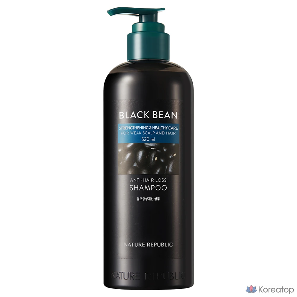 Шампунь Nature Republic Black Bean Anti Hair Loss, 520 мл, 1 шт.