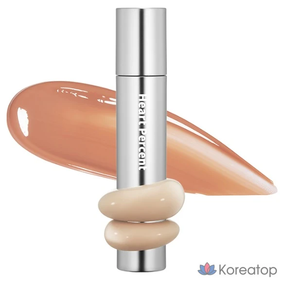 Тинт для губ Heart percent Dot On Mood One Way Glowy Lip Tint, оттенок 01 Bare Nude, 4 г, 1 шт.