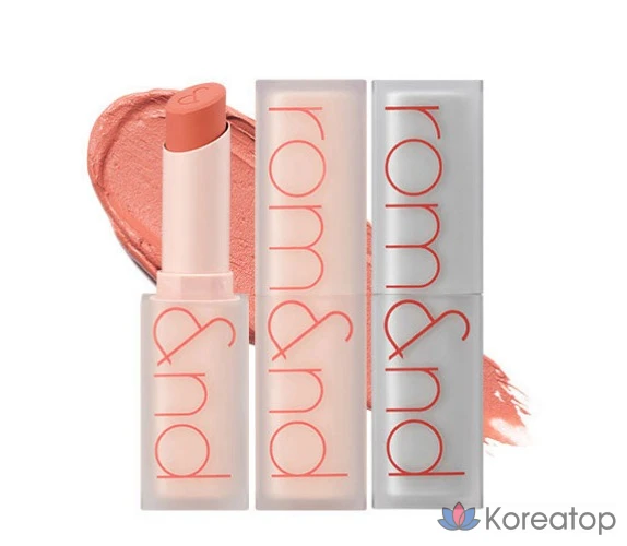 Матовая помада для губ ROM&amp;ND Zero Matte Lipstick, оттенок 09 Shell Nude, 1 шт.