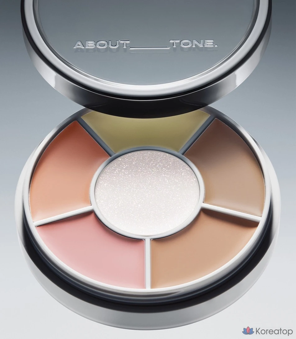 Палитра для лица ABOUT TONE Designing Multi Palette, оттенок 01 Basic, 6.5 г, 1 шт.