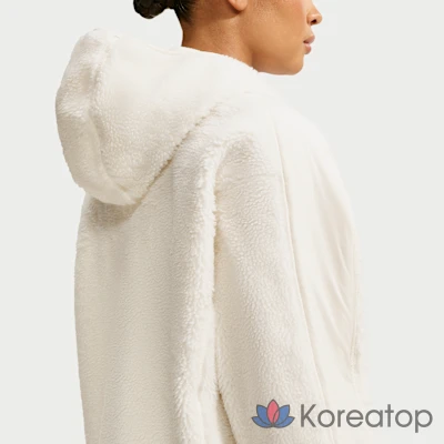 Худи на молнии женское Nike Skims Sherpa Oversized Full-Zip Hooded Jacket, фото 2