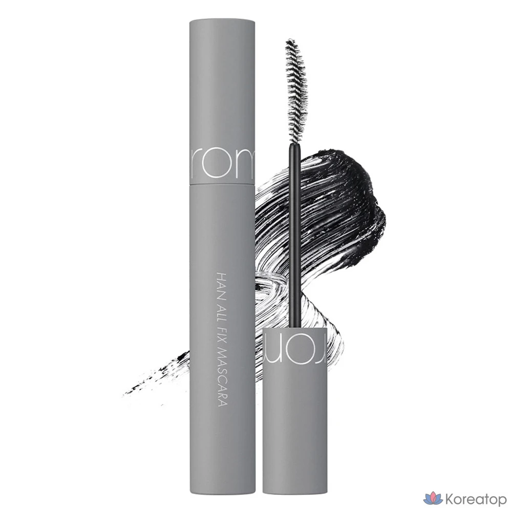 Тушь для ресниц ROM&ND Han All Fix Mascara, оттенок L01 Long Black, 7 г, 1 шт.