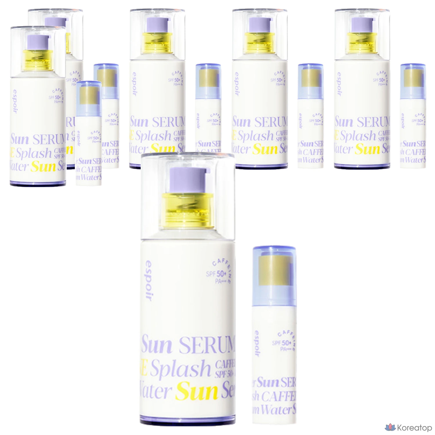 Солнцезащитный крем Espoir Water Splash Sun Serum SPF50+ PA+++, 50 мл + 5 мл, 6 шт.